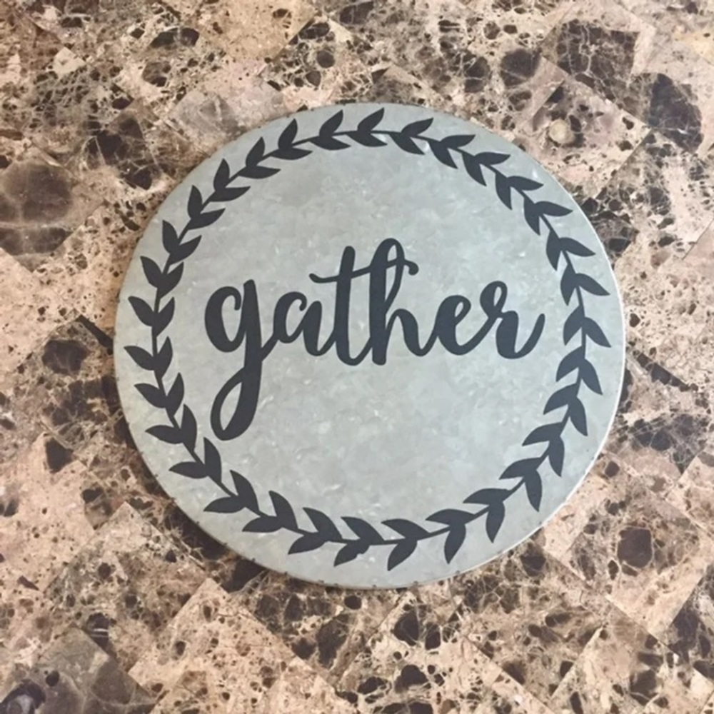 NEW Metal Gather Sign